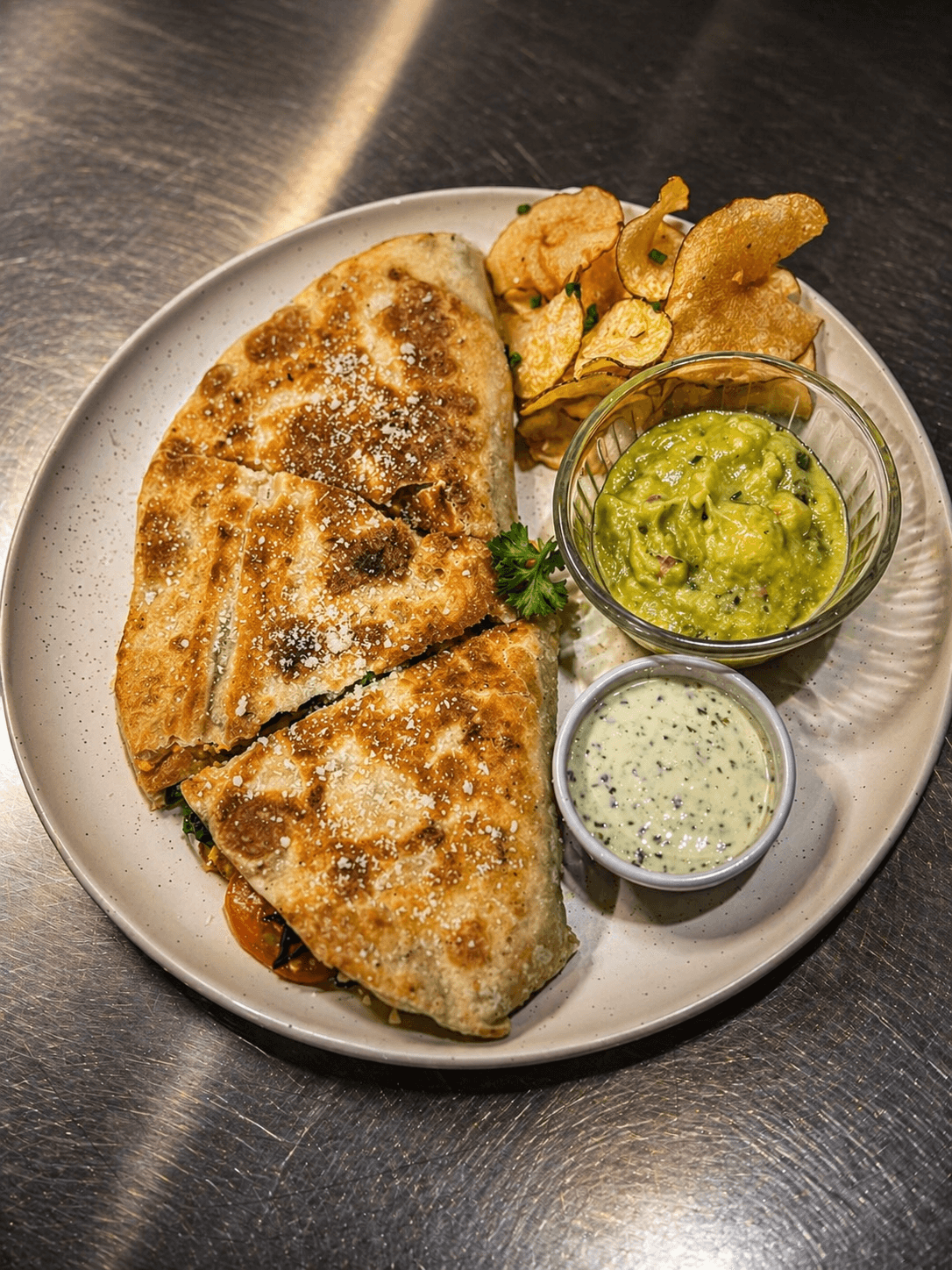 Beef Bacon Egg Quesadilla