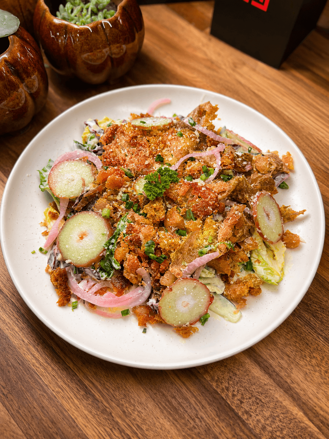Salad Golden Crispy Potato