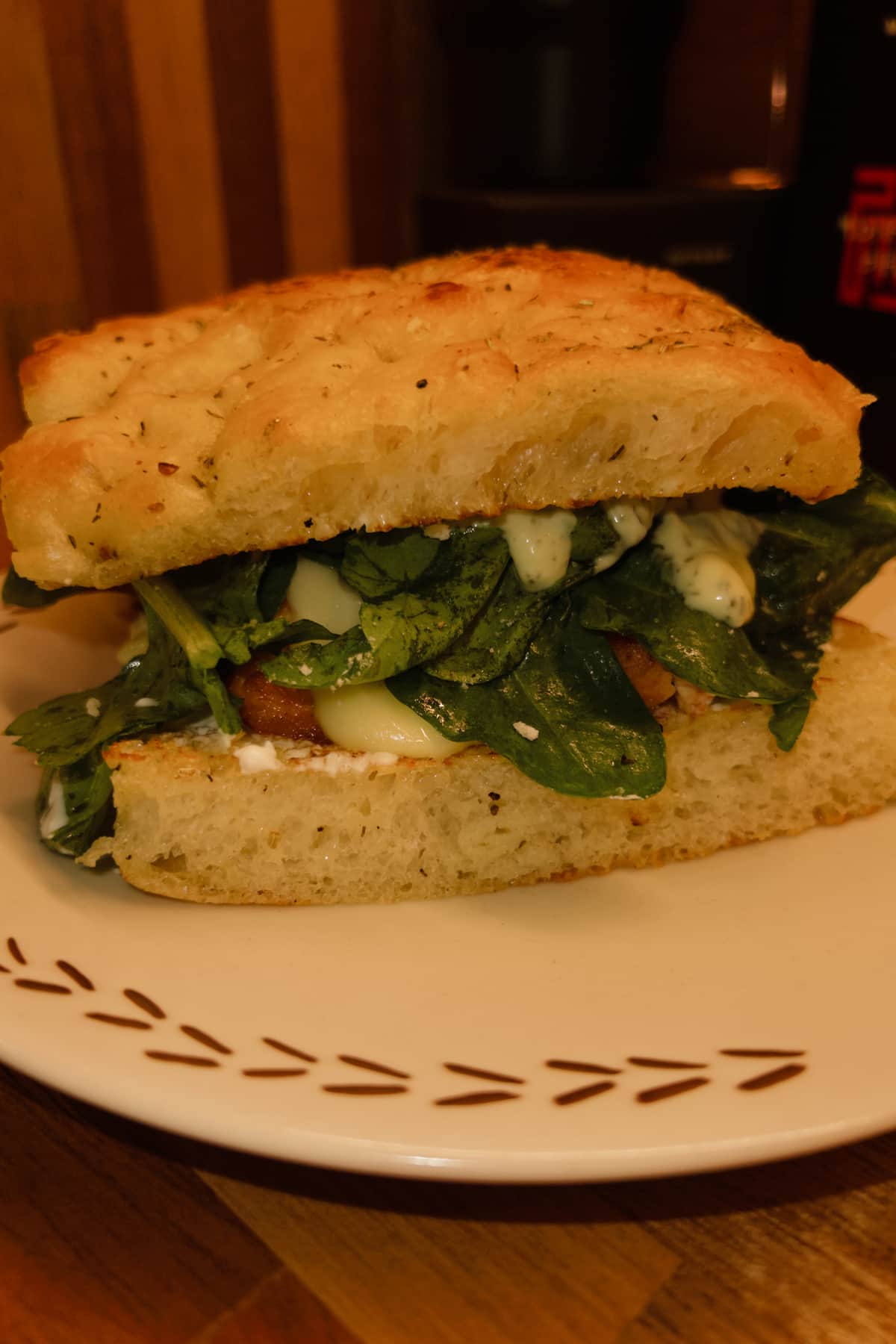 Focaccia Rucola & Pollo